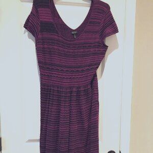 Knit dress short sleeve 1X EUC